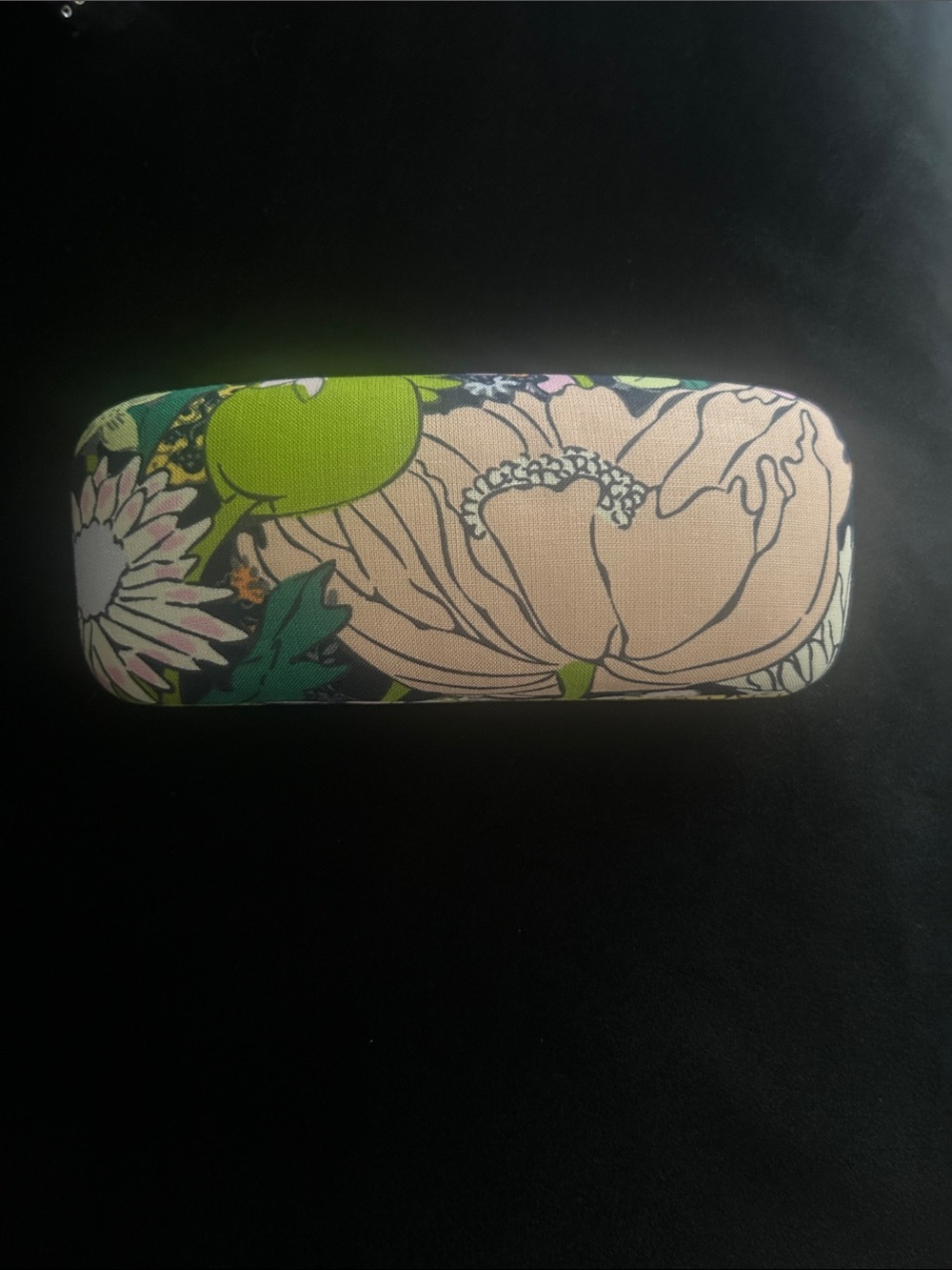 Vera Bradley Floral Eyeglass Case - Peach, Pink & Green